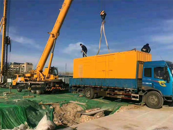 秦皇岛万科工程建设租赁一台大型静音发